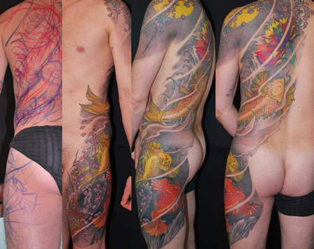 tattoos/ - Color Koi Fish Tattoo - 61594